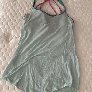 Lululemon Athletica Mint Green Strappy Tank
